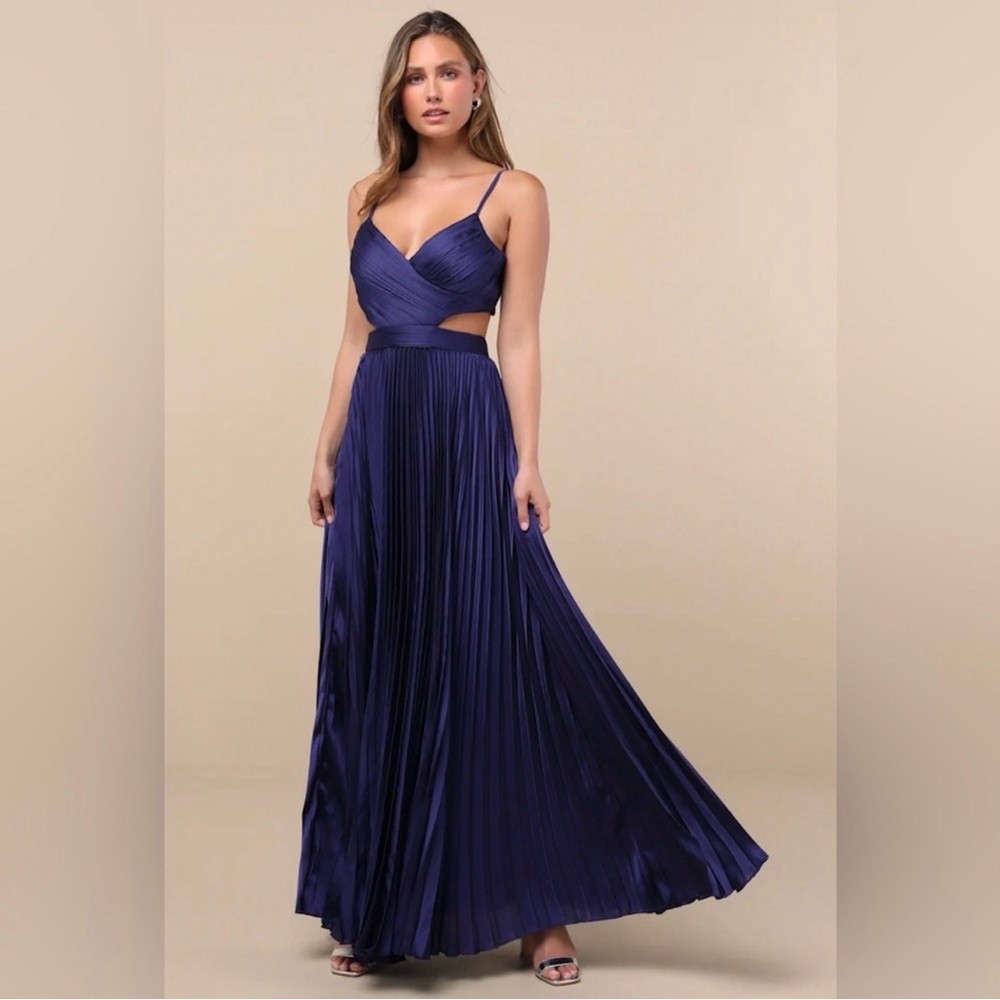 Lulu's Elegant Purple Maxi Dress
